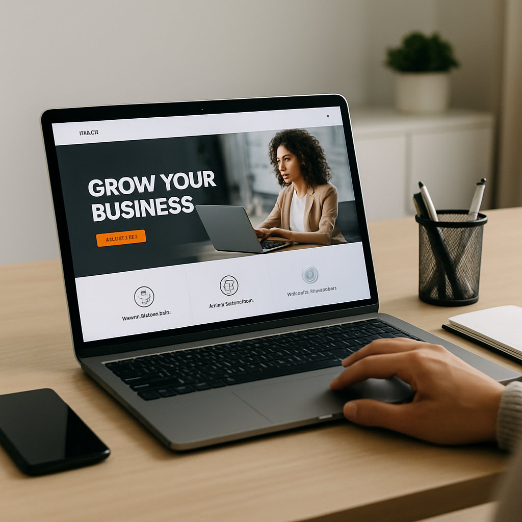 Professional web design and responsive digital interfaces